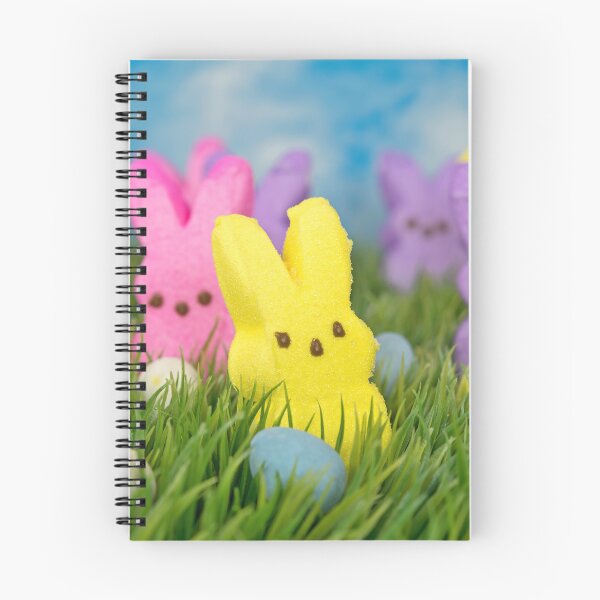 Item preview, Marshmallow Easter Bunnies in Green Grass designed and sold by Maria Dryfhout.