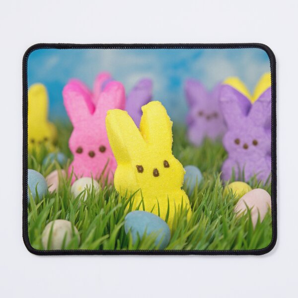 Item preview, Marshmallow Easter Bunnies in Green Grass designed and sold by Maria Dryfhout.