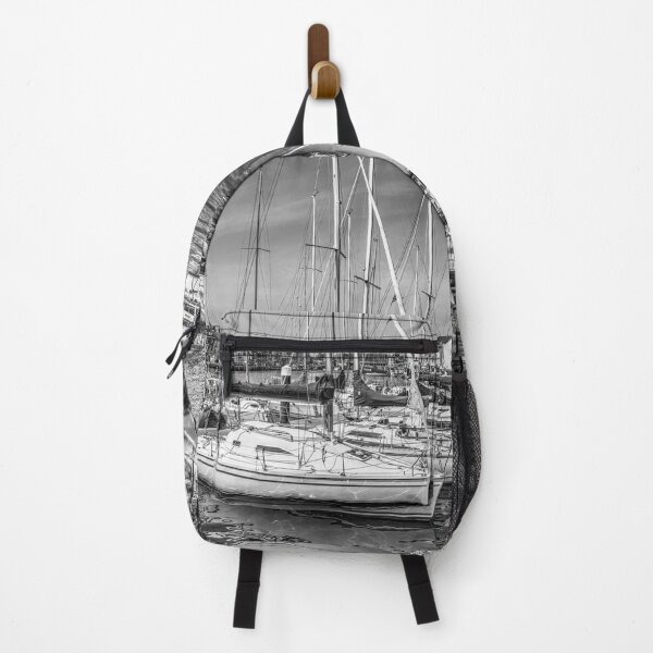 Item preview, Sailboats in Weymouth Marina, Black and White designed and sold by Paul Thompson Photography.