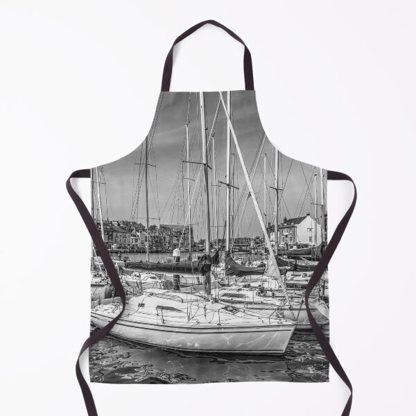 Item preview, Sailboats in Weymouth Marina, Black and White designed and sold by Paul Thompson Photography.