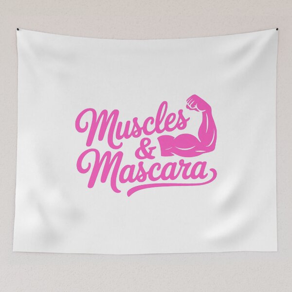 Item preview, Muscles And Mascara! Pink Gym Girl designed and sold by PMCreative.