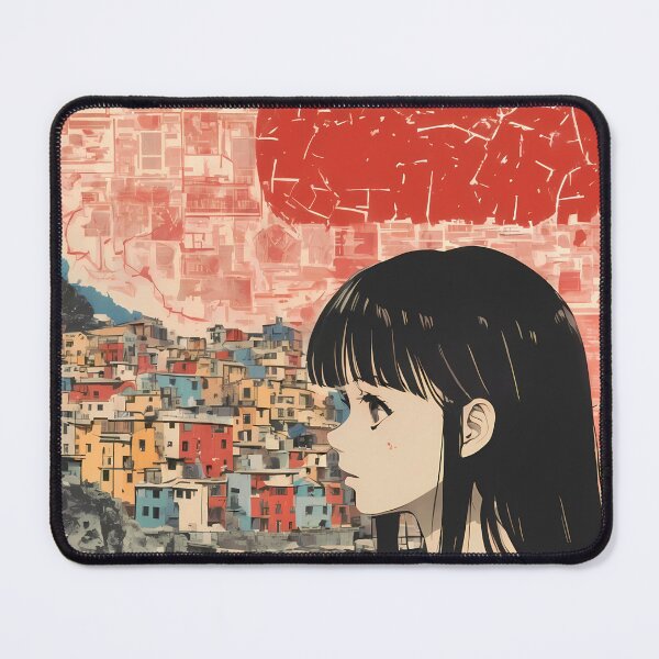 Item preview, Manarola Dream Trip – Japanese Retro Poster with Anime Girl designed and sold by JacksoonLester.