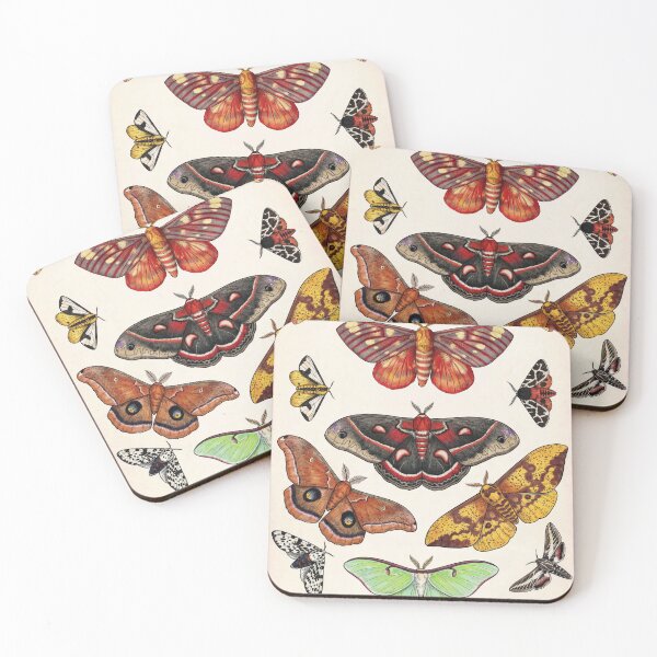 Item preview, Moths from Around the World designed and sold by wildtribe.