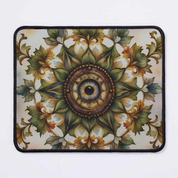 Item preview, Accidental Eye Mandala – Botanical Symmetry designed and sold by Colorshow-relax.
