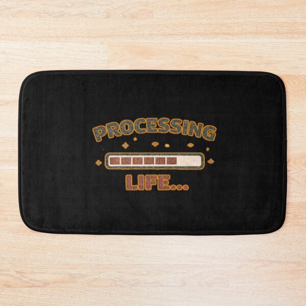 Item preview, Processing Life – Clean Retro Statement Graphic designed and sold by Mosogoloso.