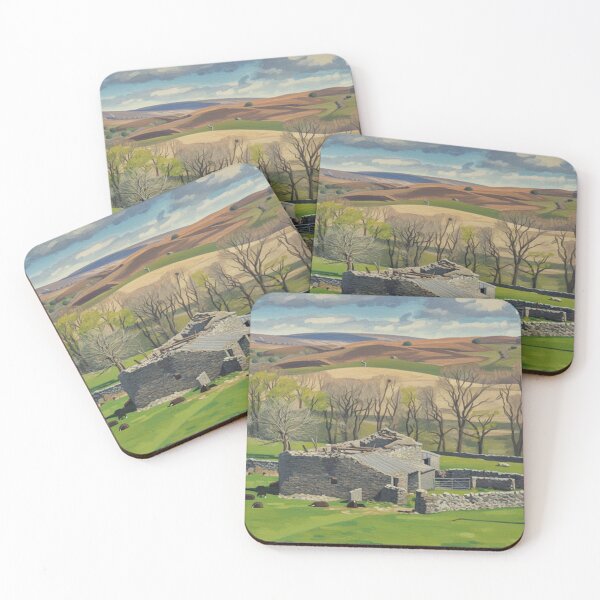 Item preview, English Countryside Farm - Yorkshire Dales Impressionist Oil Painting designed and sold by VistaPainterArt.