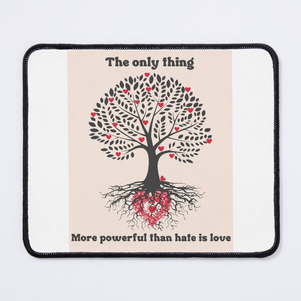 Item preview, The Only Thing More Powerful Than Hate Is Love Shirt | Inspirational Love Over Hate Quote Design designed and sold by PixelWaveBD.