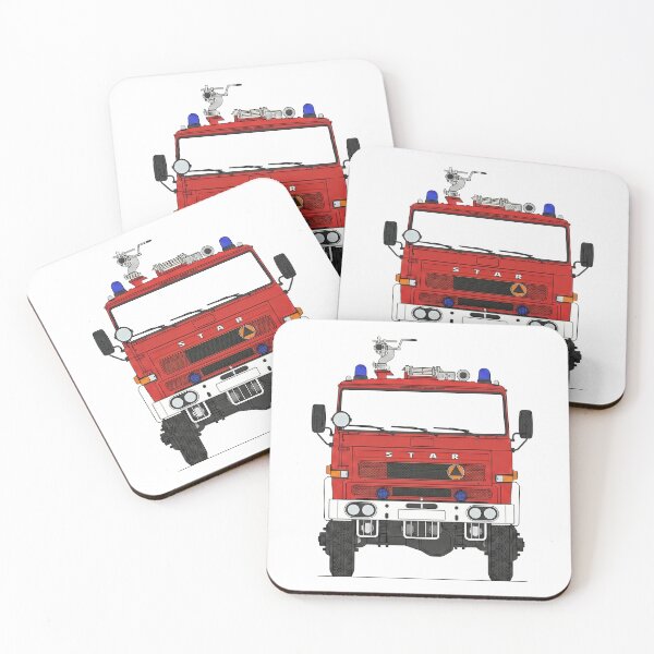 Item preview, Fire Truck Star 244 designed and sold by ReganDesigns.