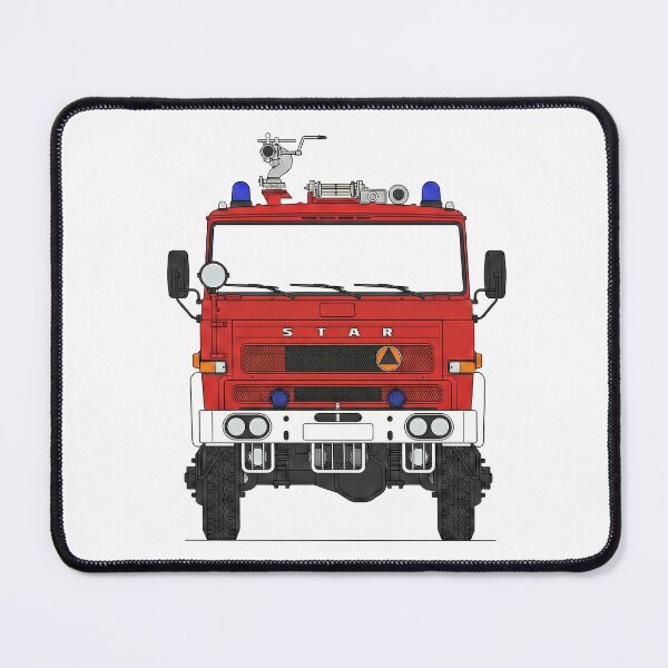 Item preview, Fire Truck Star 244 designed and sold by ReganDesigns.