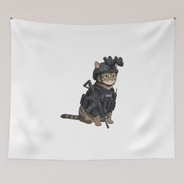 Item preview, SWAT Cat designed and sold by RAWLIFEGRAPHIC.