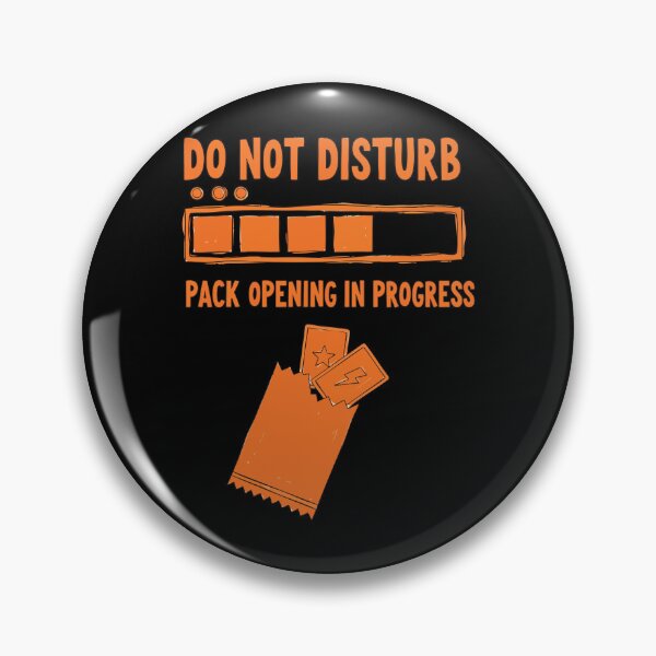 Item preview, Do Not Disturb Pack Opening In Progress Trading designed and sold by LuminOrb.