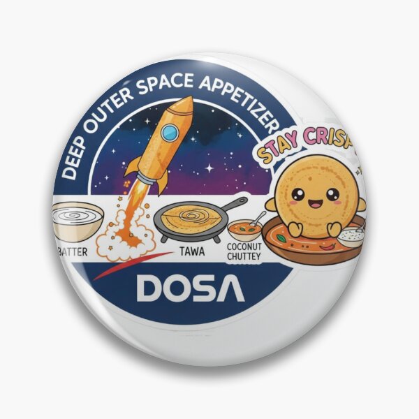Item preview, Cute Dosa Space Adventure Stay Crispy Design designed and sold by RickyStick.