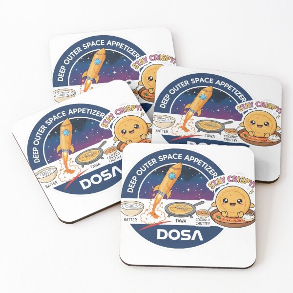 Item preview, Cute Dosa Space Adventure Stay Crispy Design designed and sold by RickyStick.