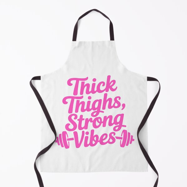 Item preview, Thick Thighs Strong Vibes! Pink Gym Girl designed and sold by PMCreative.
