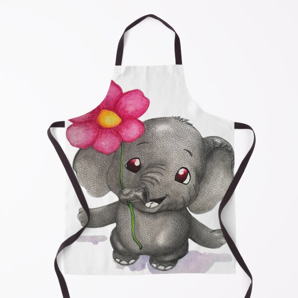 Item preview, Elephant and flower designed and sold by LoupAnge51.