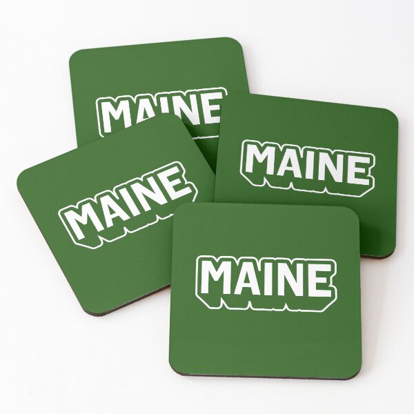 Item preview, Maine Retro Varsity - Hometown Pride & Streetwear Block Typography designed and sold by MZS Studio.