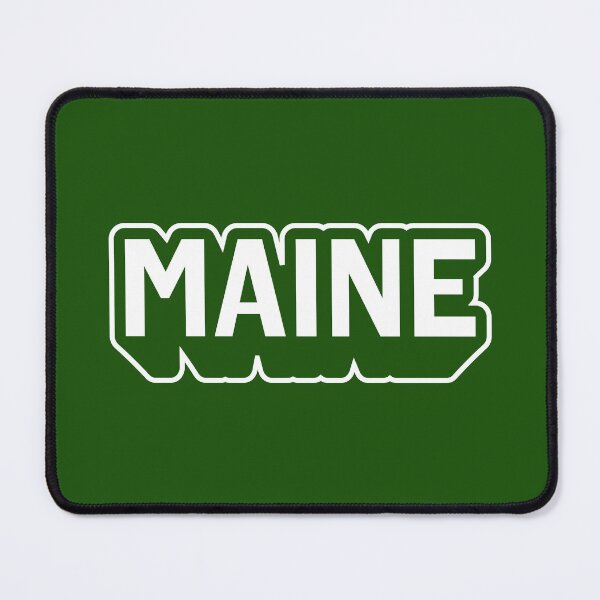 Item preview, Maine Retro Varsity - Hometown Pride & Streetwear Block Typography designed and sold by MZS Studio.
