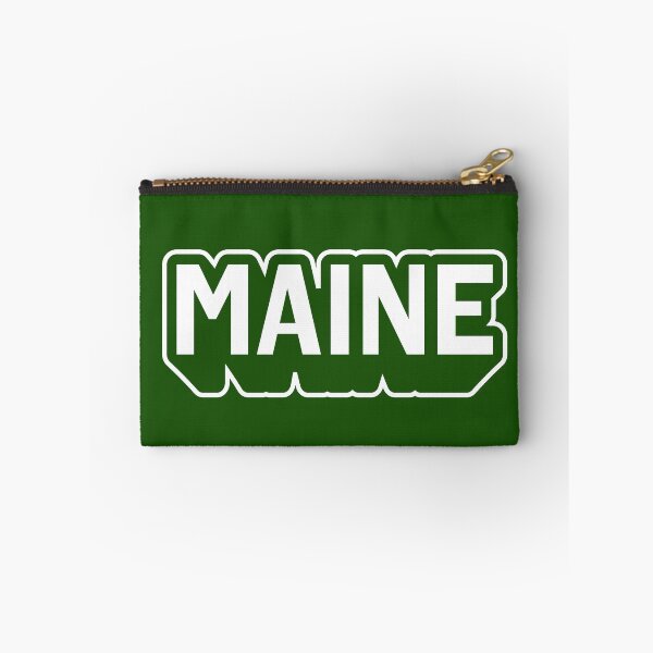 Item preview, Maine Retro Varsity - Hometown Pride & Streetwear Block Typography designed and sold by MZS Studio.