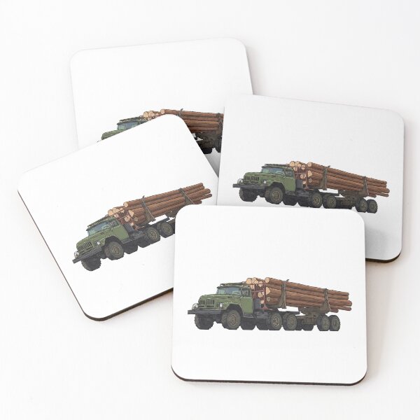 Item preview, Cartoon Logging Truck Zil  designed and sold by ReganDesigns.