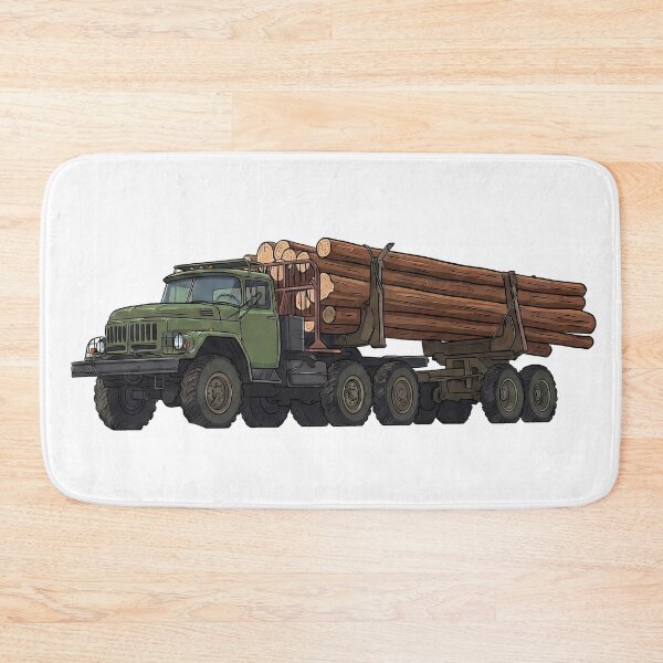 Item preview, Cartoon Logging Truck Zil  designed and sold by ReganDesigns.