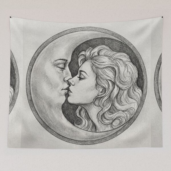 Item preview, Dear Moon II Sketch  designed and sold by wildtribe.