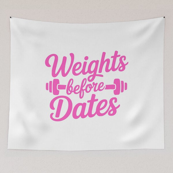 Item preview, Weights Before Dates! Pink Gym Girl designed and sold by PMCreative.