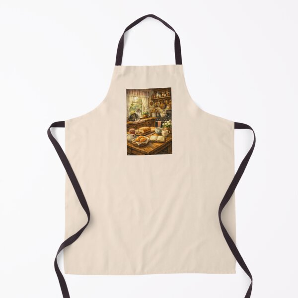 Item preview, Cozy Kitchen Cat — Cottage Morning designed and sold by Novel Works Studio.