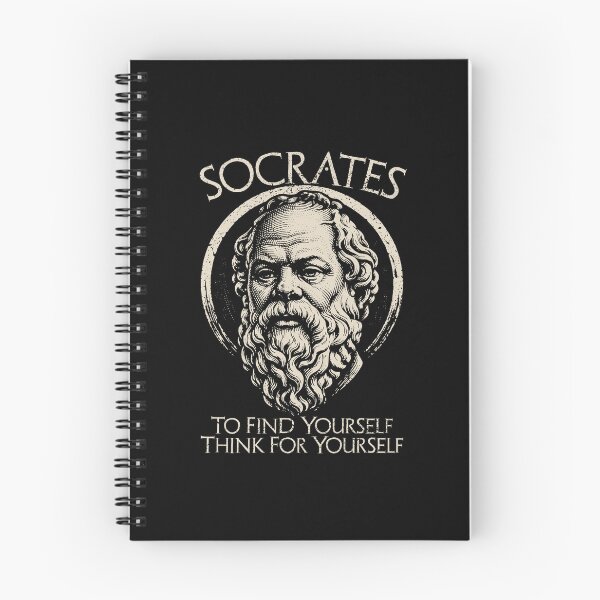 Item preview, Socrates Ancient Greek Philosophy Quote designed and sold by MehMerchTees.