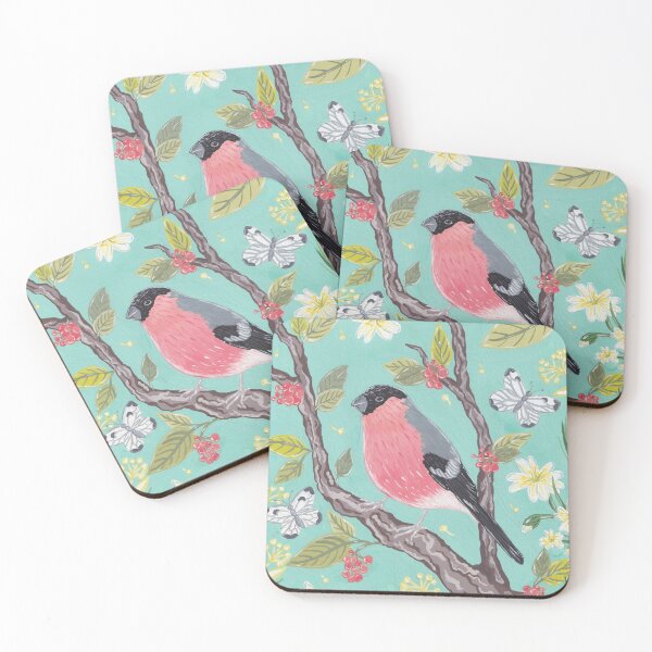 Item preview, Bullfinch and Blossom designed and sold by WildWoodPrint.