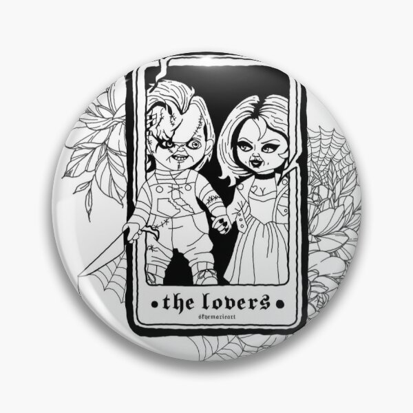 Item preview, The Lovers, Chucky & Tiffany, Tarot Card, Floral Design  designed and sold by Cowgirl Ink Tattoo.