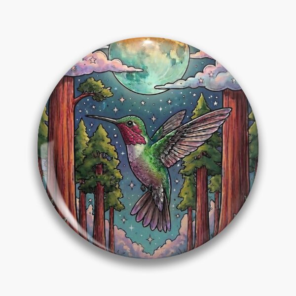 Item preview, Sequoia Calliope Hummingbird designed and sold by SCHummingbirds.