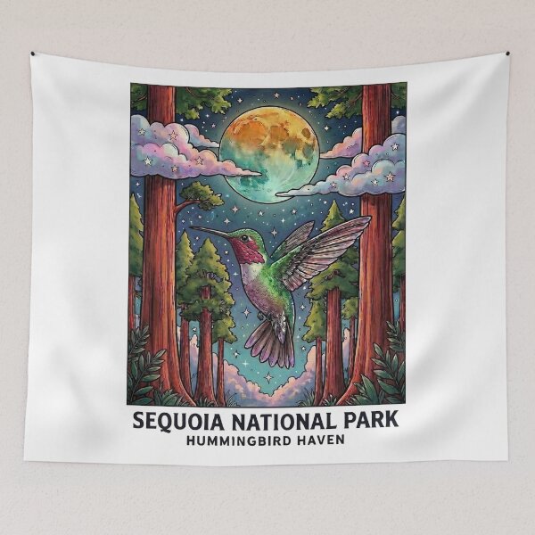 Item preview, Sequoia Calliope Hummingbird designed and sold by SCHummingbirds.
