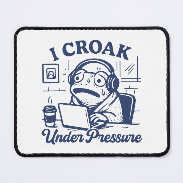 Item preview, I croak under pressure working frog  designed and sold by BrownHorse90s.