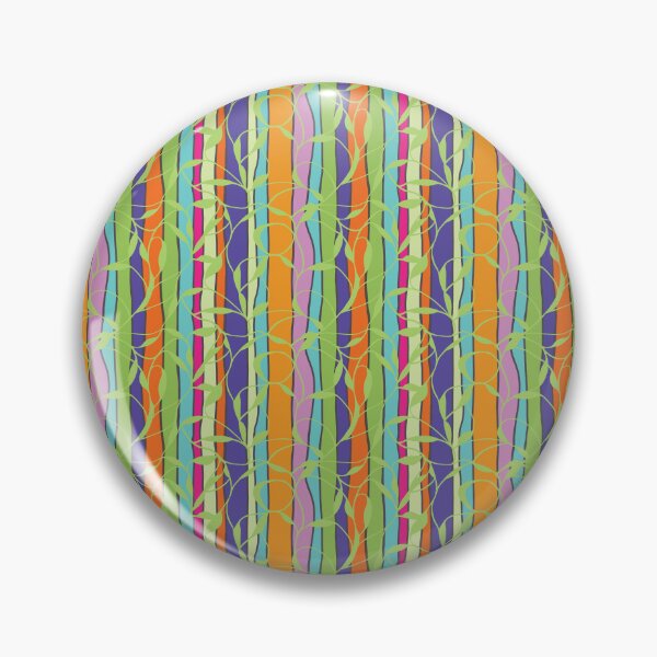 Item preview, Retro Wavy Stripes and Lime Vines  designed and sold by phatlizzardart.