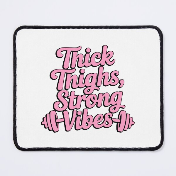 Item preview, Thick Thighs Strong Vibes! Pink Gym Girl s designed and sold by PMCreative.