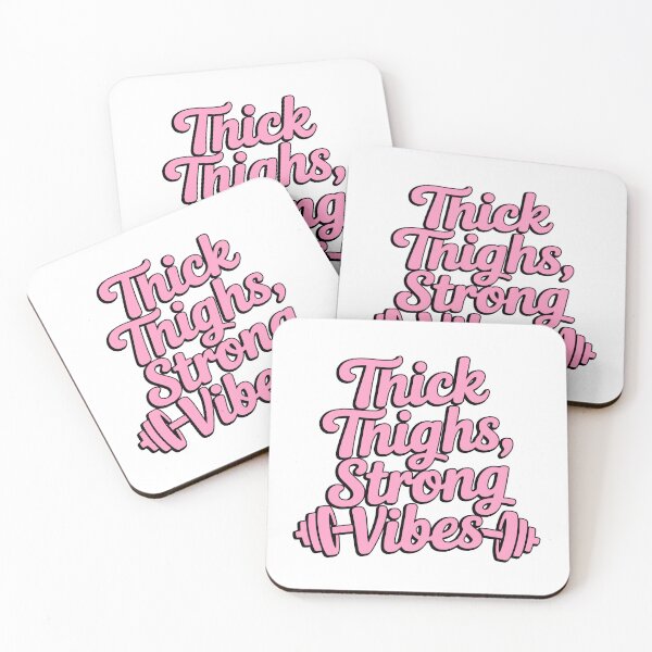 Item preview, Thick Thighs Strong Vibes! Pink Gym Girl s designed and sold by PMCreative.