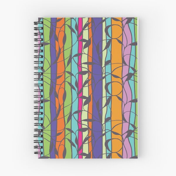 Item preview, Retro Wavy Stripes and Vines  designed and sold by phatlizzardart.
