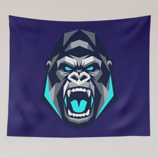 Item preview, Angry Silverback Gorilla Roaring designed and sold by KeremYurtseven.