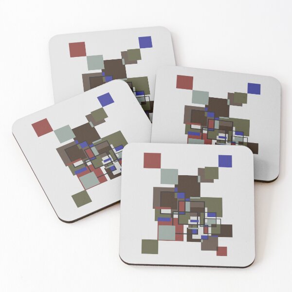 Item preview, Modern Abstract Geometric Art De Stijl Brutalist Architecture Design designed and sold by ViviNyks.