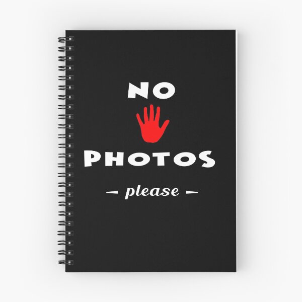 Item preview, No photos "please" designed and sold by Michael Treu.