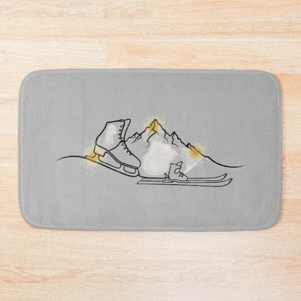 Item preview, Alpine Adventures Ice Skating and Skiing designed and sold by MinimalistMint.