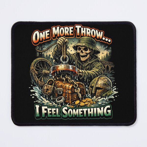 Item preview, One More Throw Funny Magnet Fishing designed and sold by Michalsky99.