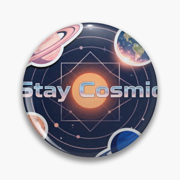Item preview, Stay Cosmic Solar System Minimal Space Illustration Design designed and sold by DRstore95.