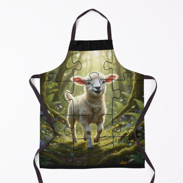 Item preview, Happiness of little lamb designed and sold by prashant art factory ✅️.