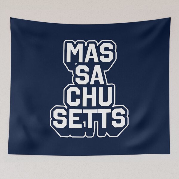 Item preview, Massachusetts Retro Varsity - Hometown Pride & Streetwear Block Typography designed and sold by MZS Studio.