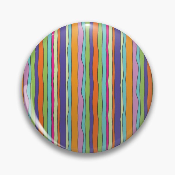 Item preview, Retro Wavy Stripes in bright summer colours designed and sold by phatlizzardart.