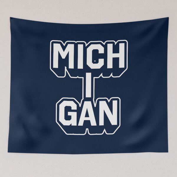 Item preview, Michigan Retro Varsity - Hometown Pride & Streetwear Block Typography designed and sold by MZS Studio.