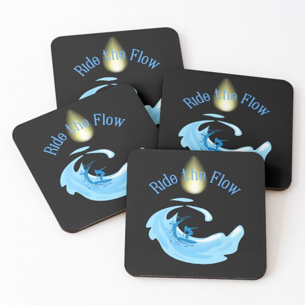 Item preview, Ride the Flow – Spiritual Surfing Motivation designed and sold by Aquarius-club.