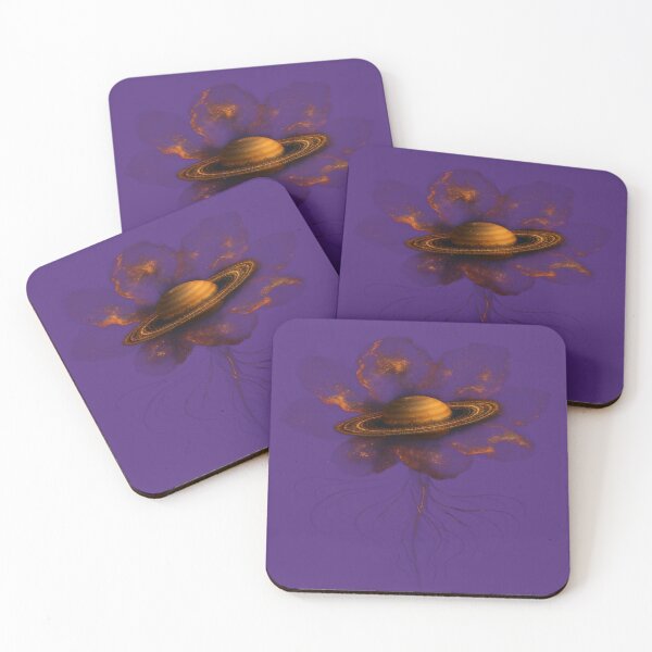 Item preview, universe of flowers on Saturn designed and sold by Ecosetereos.