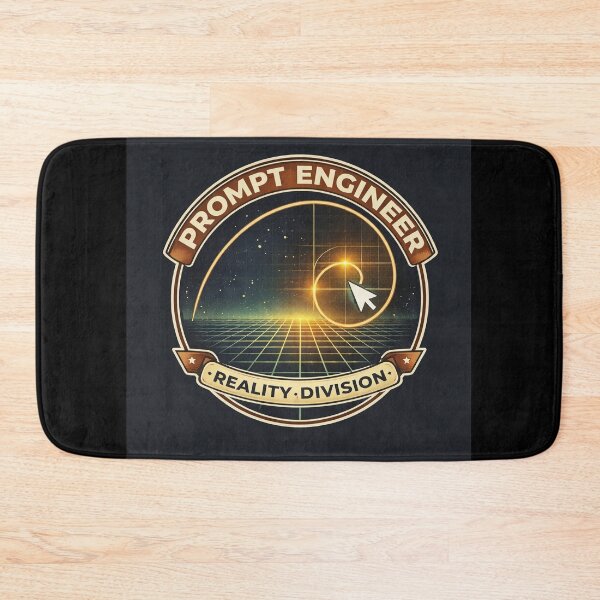 Item preview, Prompt Engineer Golden Spiral Emblem designed and sold by Sybille-Yates.